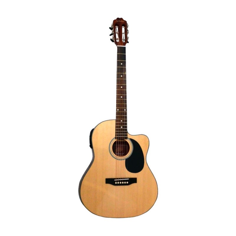 Guitarra Electroacustica la sevillana. Guitarra electroacústica UN-3CEQ STEEL