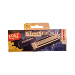 Armonica Hohner M5041067 Tono La, Silver Star