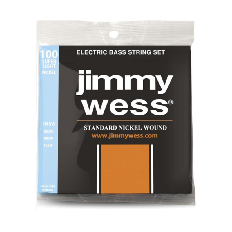 Cuerdas de Bajo Electrico Jimmy Wess 100SL Calibre 45-105