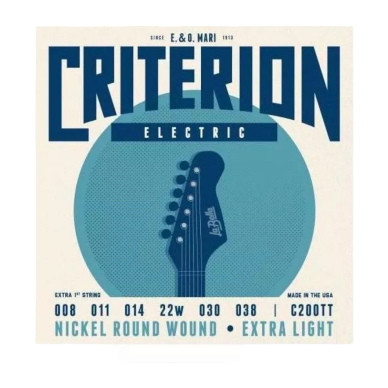 Cuerdas de Guitarra Electrica La Bella C200TT Calibre 9-42