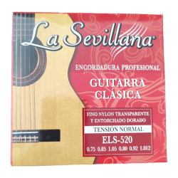 Cuerdas de Guitarra Acustica de Nailon, La Sevillana ELS520