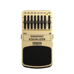 Pedal Behringer con Ecualizador Grafico. Pedal EQ700