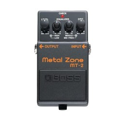 Pedal Boss compacto Metal Zone. Pedal MT2