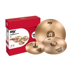 Sabian B8X, Juego de Platilos, HiHats 14″, Thin Crash 16″, Ride 20″ Mod.45003X