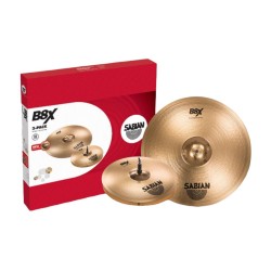 Sabian Juego de platillos B8X, HiHats de14″ Crash Ride de 18″ Mod. 45002X