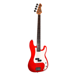 Paquete Bajo Electrico Rojo 4 Cuerdas Smithfire PBS315PAKRED