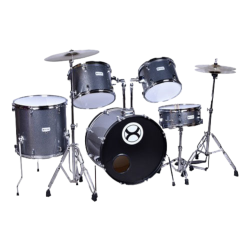 Bateria Extreme EXBT079 de 5 piezas, color gris sparkle