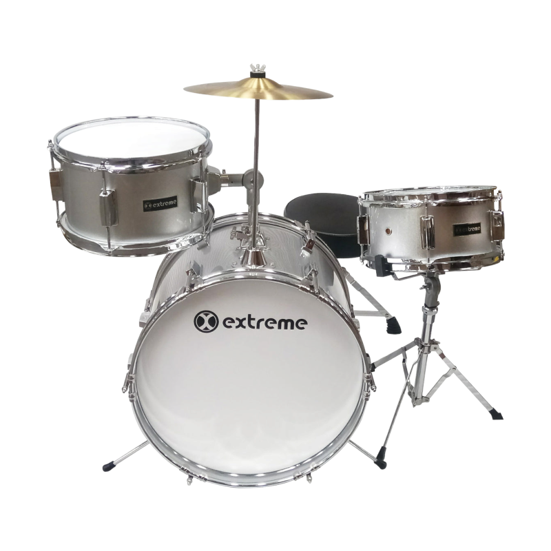 Bateria Infantil 3 Piezas Marca Extreme Acustica