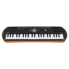 Teclado musical Casio Mini SA-76 44 teclas negro/naranja
