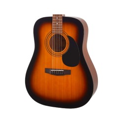 Guitarra Acustica Cort Ad810ssb Sombreado Cafe Mate