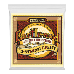 Cuerdas de Docerola Guitarra de 12 Cuerdas Ernie Ball 2010