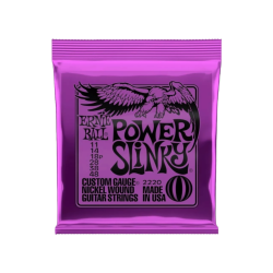 Cuerdas de Guitarra Electrica Ernie Ball 2220 Calibre 11-48 Power Slinky